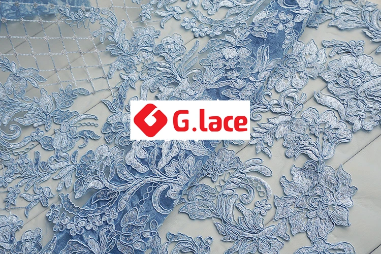 GLace 1Y/лот ромбовидная сетчатая ткань с блестками машинная вышивка кружевная