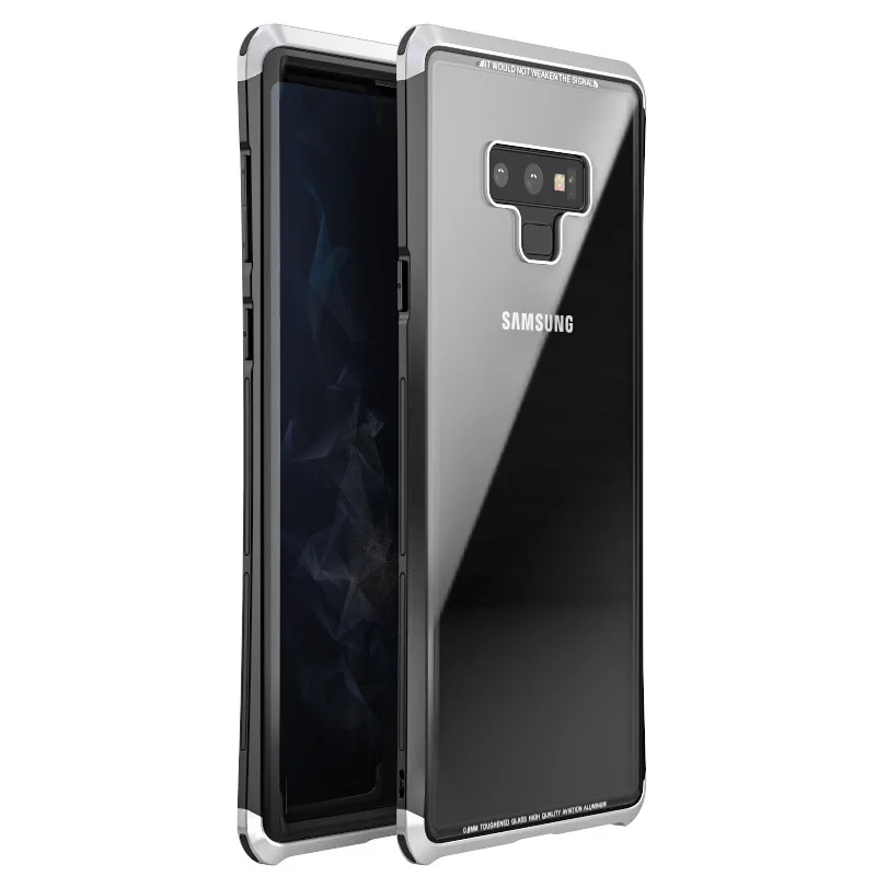 Оригинальный тонкий жесткий чехол LUPHIE для Samsung Note 9 модное прозрачное закаленное