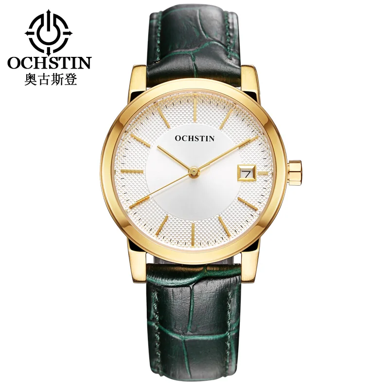 Мужские кварцевые часы с хронографом на кожаном ремешке|watch brand|watch brand menwatch f |