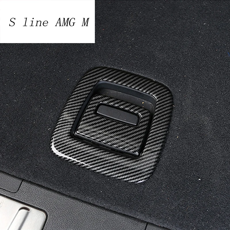 

Car Styling Carbon fiber Trunk Handle Sequins panel decoration covers Stickers trim For BMW X5 2019 Interior Auto Accessories