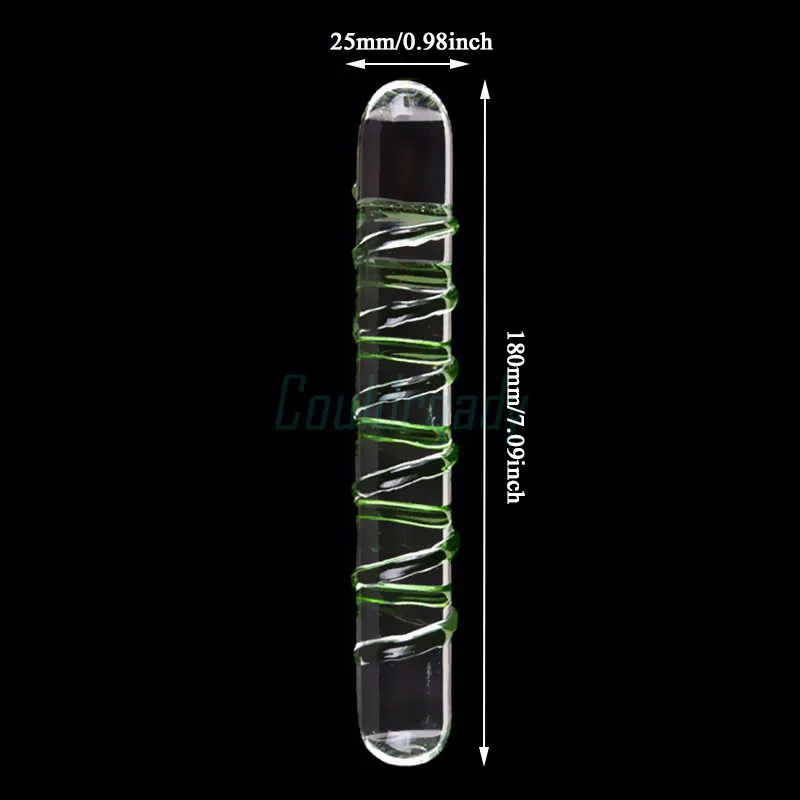 Двухсторонний искусственный пенис со стразами инструмент для мастурбации