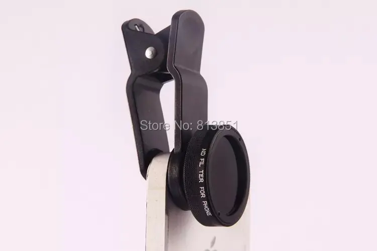 Black Universal ND Dimming Filter Lens For Samsung Galaxy Note Edge 4 S5 mini S6 edge A5 iPhone 6 PLUS 5 5S Smartphone |