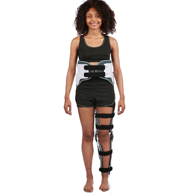Knee Ankle Foot Orthosis FULI Brace Fixed Stiff Thigh Spport And Leg Fixer Orthotics | Красота и здоровье