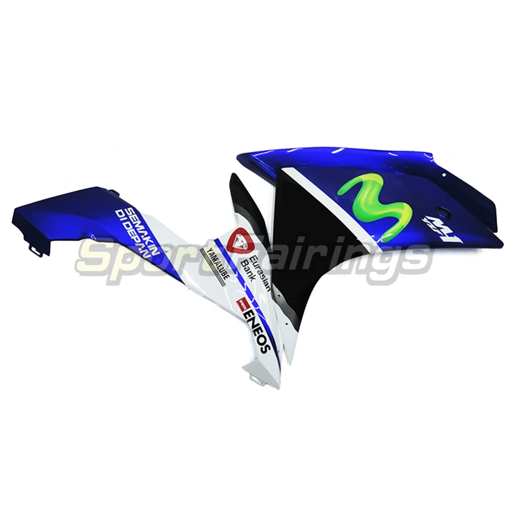 Обтекатели для Yamaha YZF1000 R1 07 08 2007 2008 впрыск АБС пластмасса мотоцикл обтекатель наборы кузова зеленый Половина крышка бака
