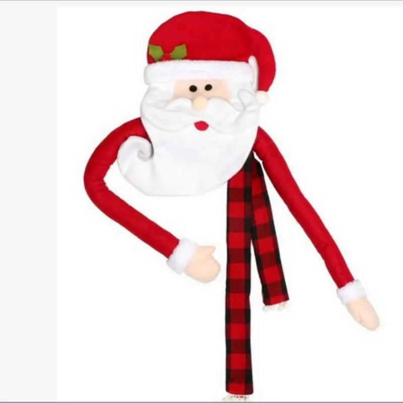 Оливковый Santa снеговики, елки фигурки жениха и невесты; украшение праздника украшение елки фестиваль рождественские снеговики, елки крышка фигурки жениха и невесты; украшения - Цвет: Оливковый