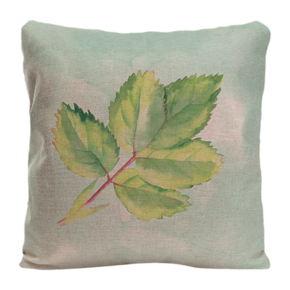 Наволочка для подушки с цветочным принтом гортензии декоративный чехол