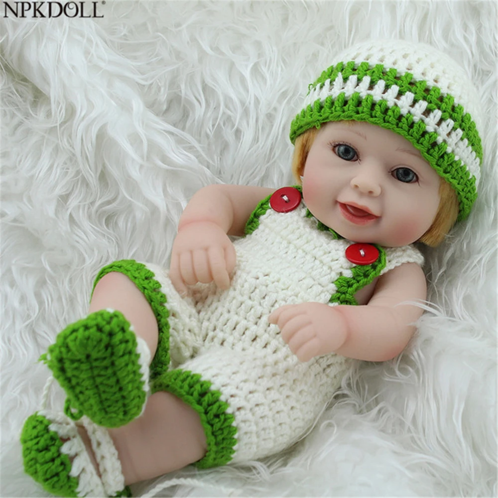 NPKDOLL 10 дюймов настоящие силиконовые куклы для новорожденных распродажа игровой