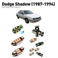 led interior lights for dodge shadow 1987 1994 11pc led lights for cars lighting kit automotive bulbs canbus