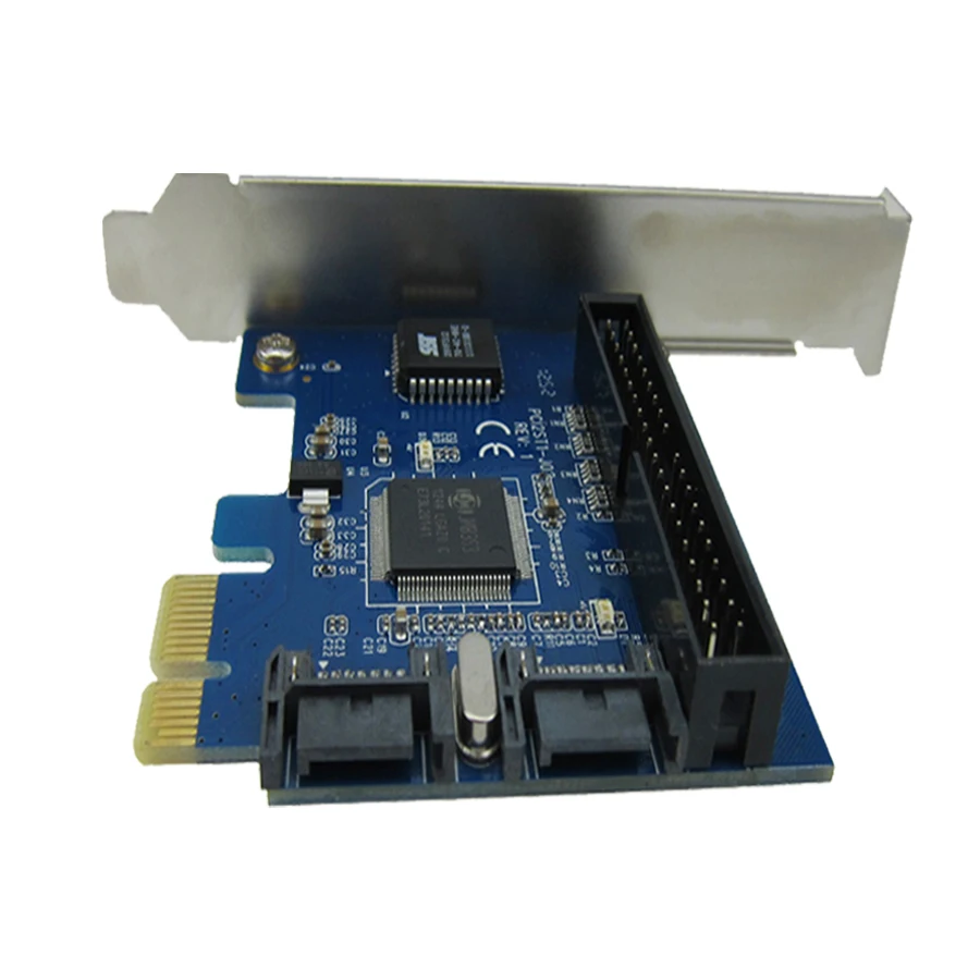 Настольный PCIE для SATA карты расширения/PCIe двойной 7pin + IDE HDD адаптер контроллера |