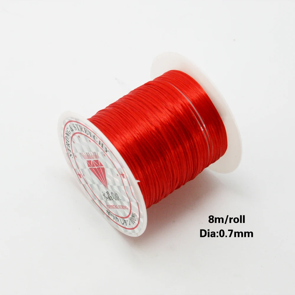 Шнур/нить для бижутерии 1 рулон x 8 м длина 0 7 мм|beading cord|crystal linejewelry making |