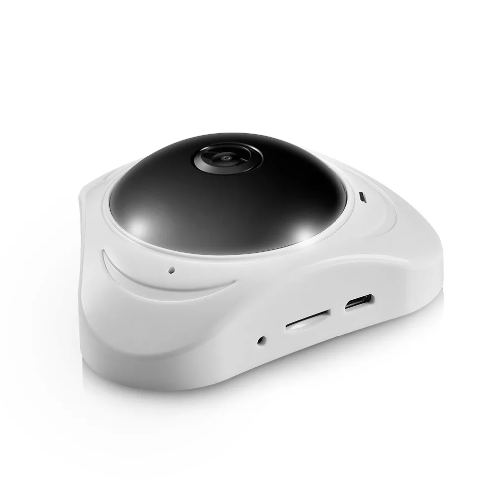 AZISHN HD 960P 3 мегапиксельная Wi Fi Сетевая камера 360 градусов панорамная беспроводная