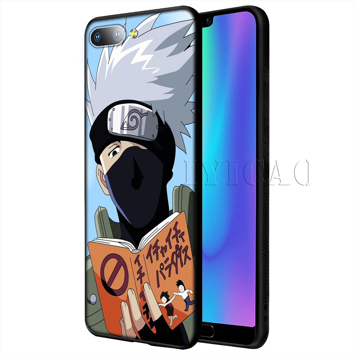 Мягкий силиконовый чехол IYICAO NARUTO Hatake Kakashi для Huawei Y9 Y7 Y6 Prime 2019 Honor 20 8C 8X 8 9 9X 10 Lite 7C 7X 7A