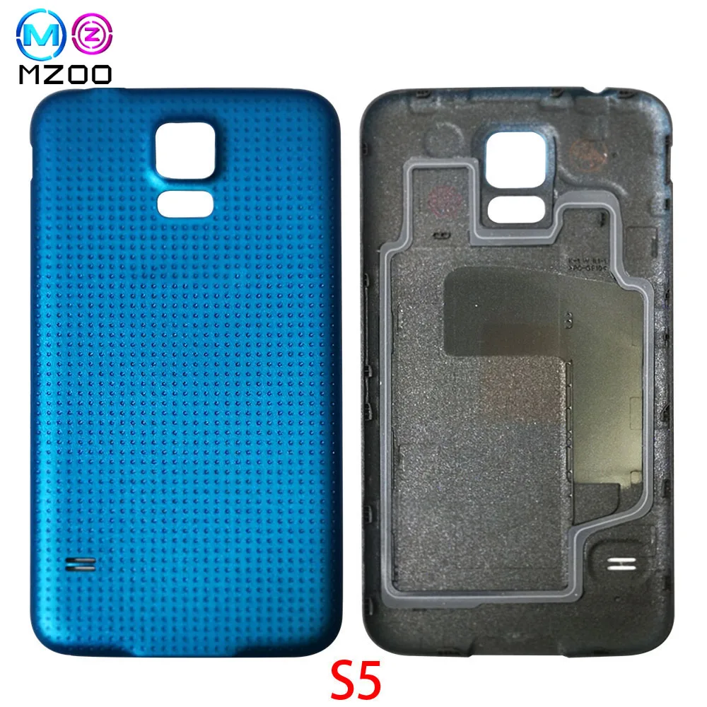 Корпус для Samsung S5 G900F G9006V G9008V чехлы телефонов батарея задняя крышка чехол Замена