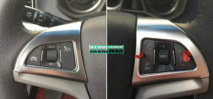 Автомобильный руль с блестками, Накладка для интерьера, отделка для JAC S3 2013 LHD ABS аксессуары для автомобиля-Стайлинг
