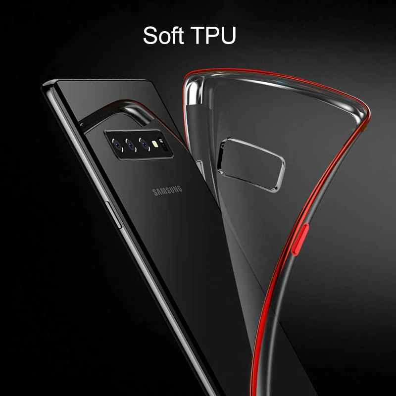 Чехол KEYSION для телефона Samsung Galaxy S10 Plus S10e S9 Прозрачный бампер из ТПУ силиконовая