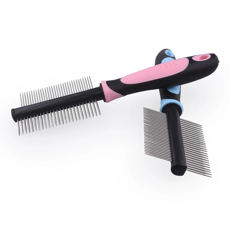 Detangler гребень для кошек Собак Инструмент груминга Desheding триммер щетка