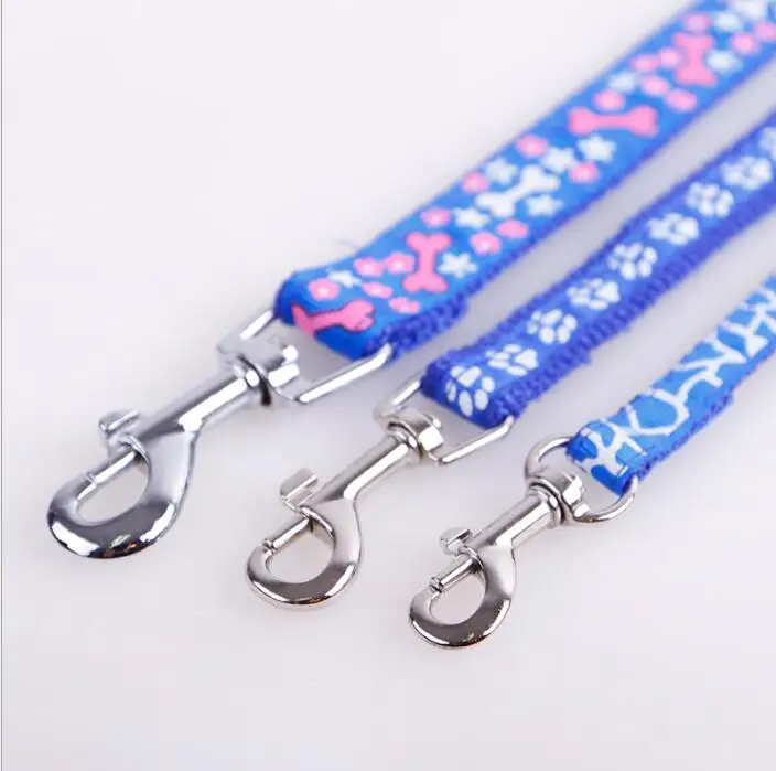 Нейлоновый Регулируемый ошейник для собак с поводком поводок питомцев С