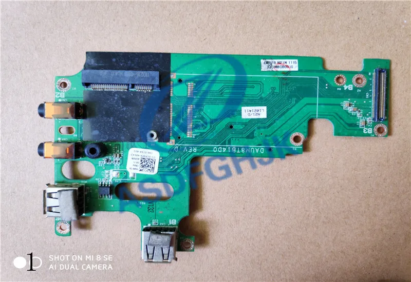 DAV02PI16E0 для Dell 14R N4110 аудио USB порт Ethernet LAN плата CN 0HGYV2 0HGYY2 HGYY2 100% тестирование Быстрая