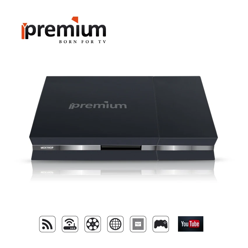 ТВ приставка Android 6 0 Ipremium i9 pro IPTV + DVB C S2 T2 комбо Smart Декодер каналов кабельного