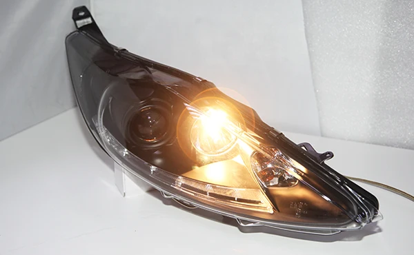 Для FORD Fiesta светодиодный фар 2008 2009 2010 2011 2012 год с Габаритные огни передние фары с HID