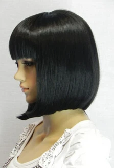 parrucca perruque 000053 NEW Fashion BOB style Black short Straight Women Wig |