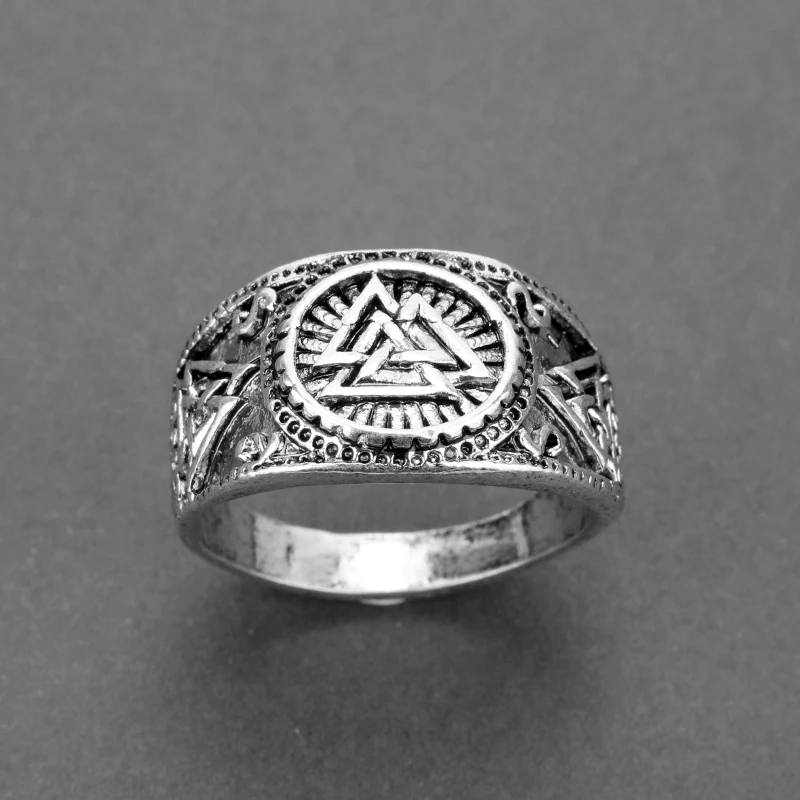 Модные ювелирные изделия Valknut скандинавский один символ норвежского Викинга