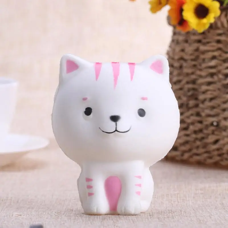 Милая кошечка сжимаемая игрушка из смолы медленно поднимающаяся мягкая милые