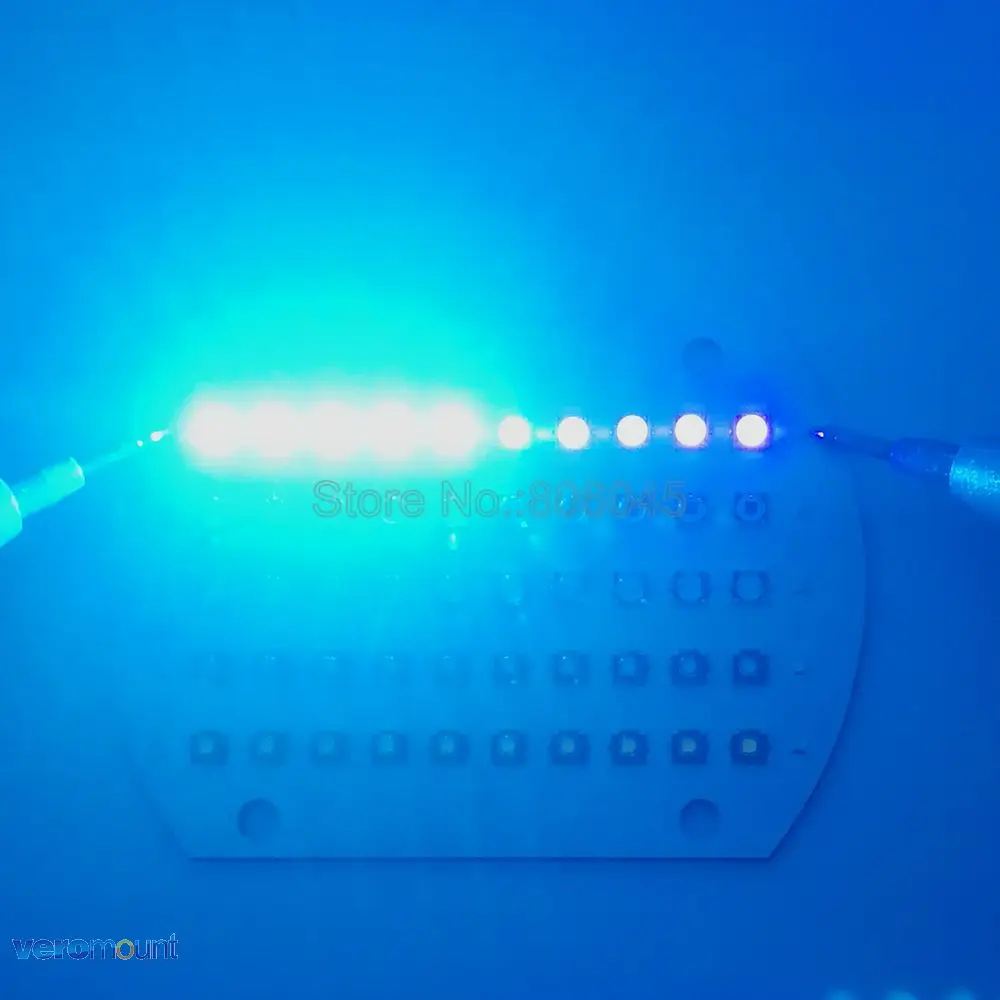5 каналов аквариум 50 LED s эмиттер ламсветильник Cree XPE XP E 4500K 450NM Epi светодиодный 395NM