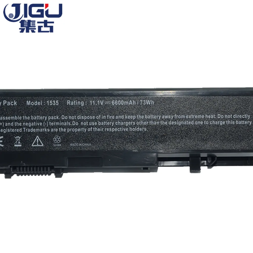 JIGU 9 Cells Laptop Battery WU946 MT264 KM965 312 0702 KM958 For Dell Studio 1535 1536 1537 1555 1557 1558|laptop battery|9 cell batterybattery for