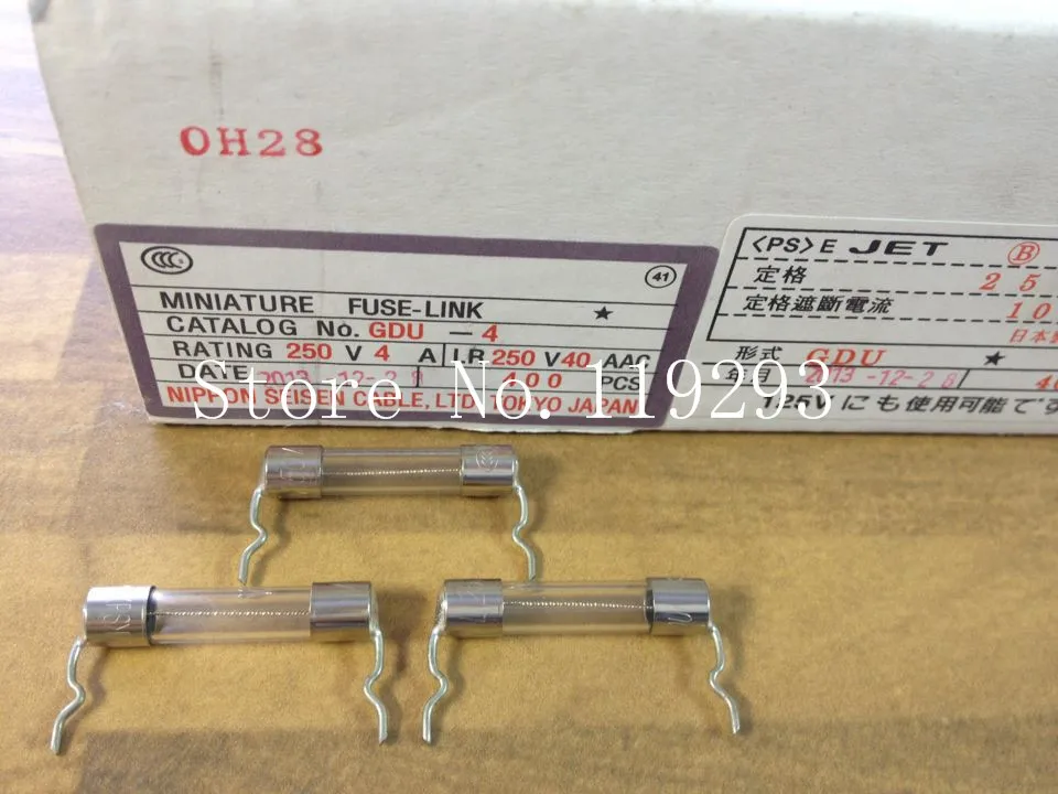 [SA] Японский импорт струйных штифтов защита от страхования GDU 6X30 4A250V