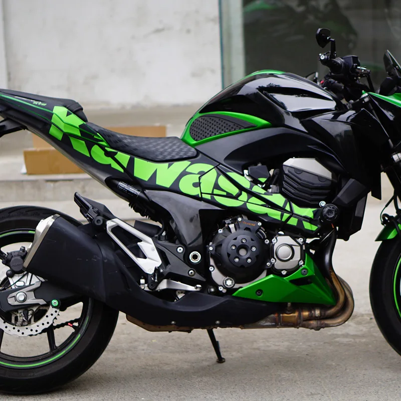 Для Kawasaki Z800 стикер на полную длину мотоцикла автомобиля Наклейка тело красный