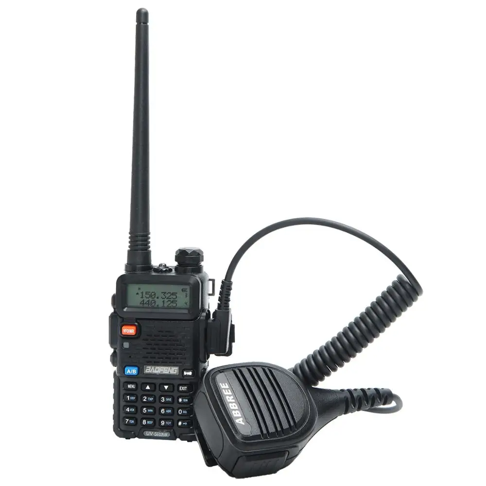 Abbree AR-760 2 Pin PTT дистанционный непромокаемые Динамик микрофон для радио Kenwood TYT Baofeng иди и болтай Walkie Talkie “иди и UV-5R 888S UV-82 uv-s9 радио