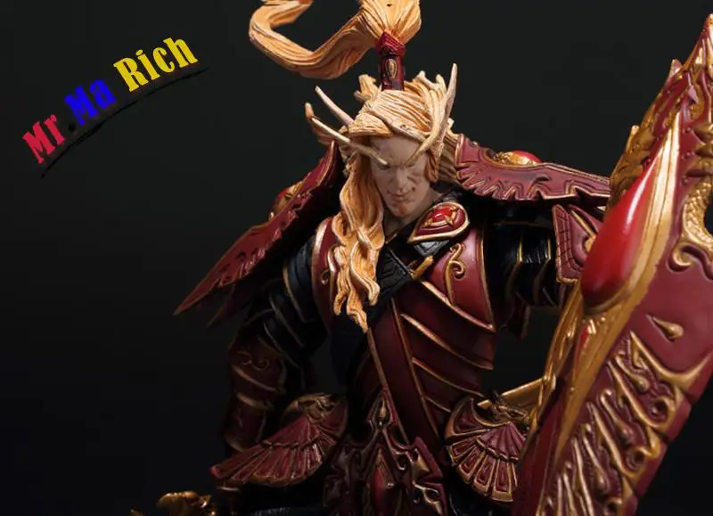 Dettagli Сулла Gioco Wow Elfo Del Sangue паладино Квин Tralan Sunfire Giocattolo ди Carattere ПВХ Рисунок 20 см