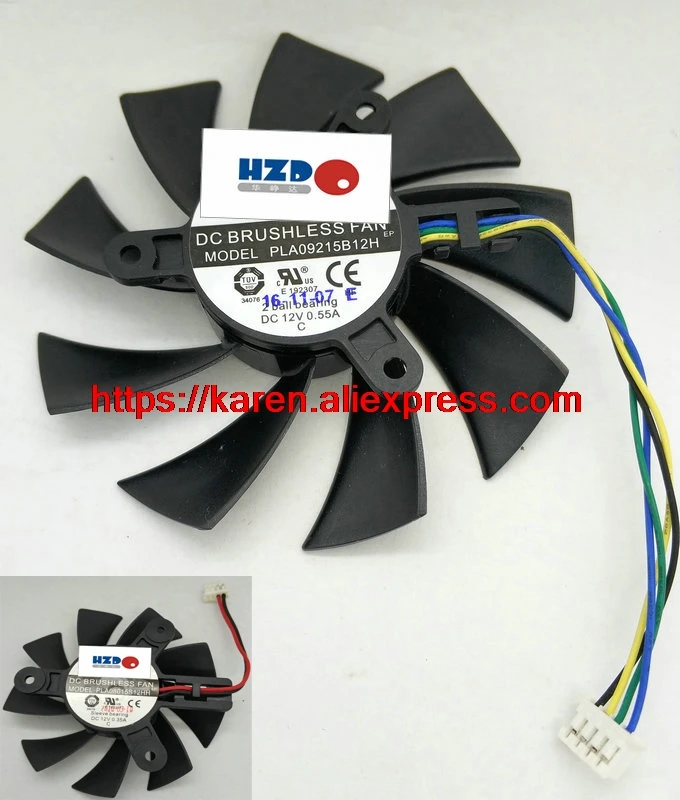 Бесплатная доставка охлаждающий вентилятор для видеокарты MSI N560 570 580GTX HD6870|cooler