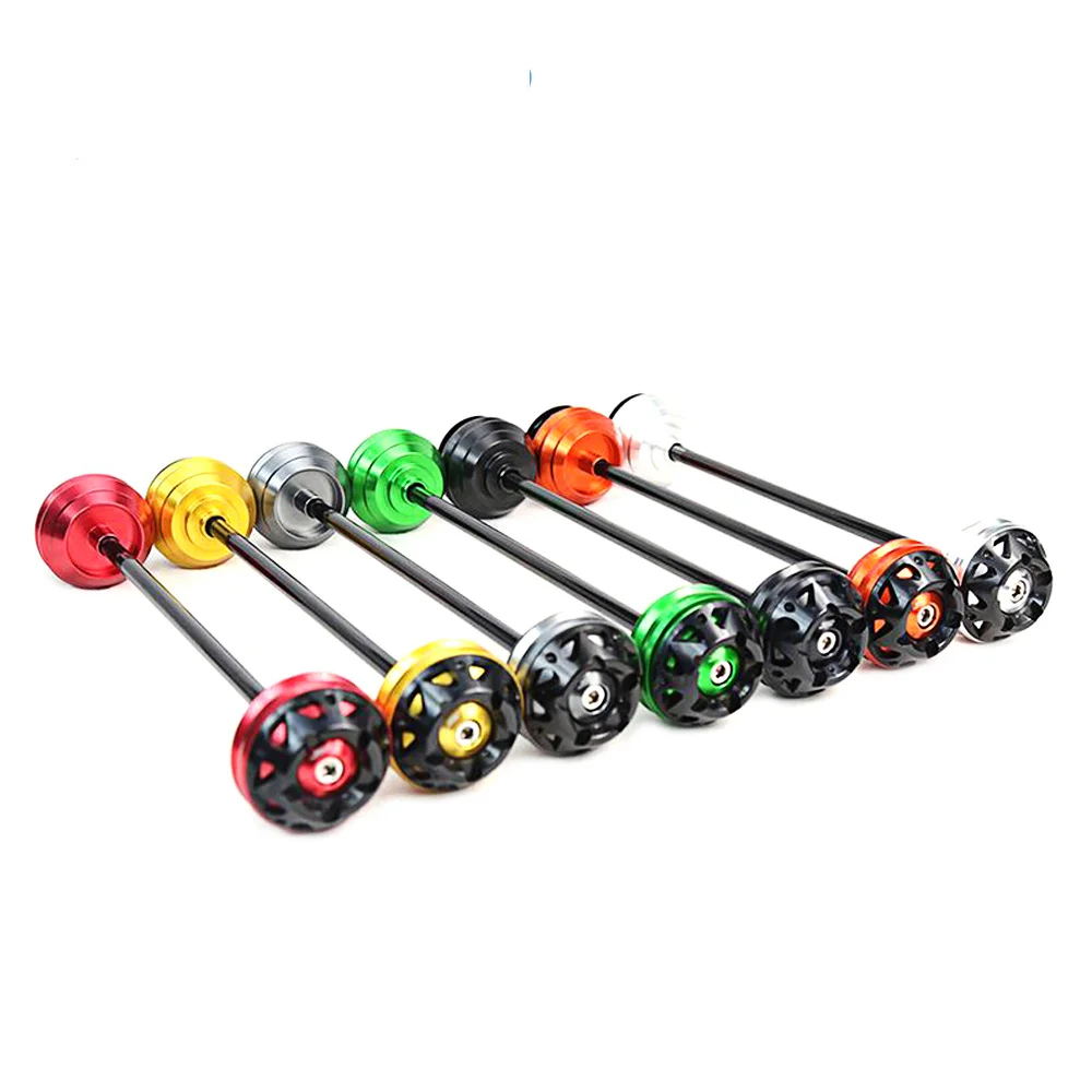 Motorcycle CNC Aluminum Front Axle Fork Crash Frame Sliders Wheel Protector for Kawasaki V650 Versys650 2015-2016 | Автомобили и