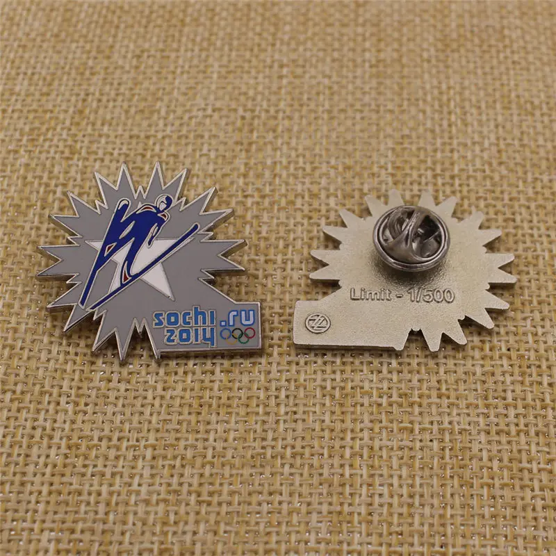 High Polished Hard Enamel Metal Sochi Lapel Pin for Sale | Дом и сад
