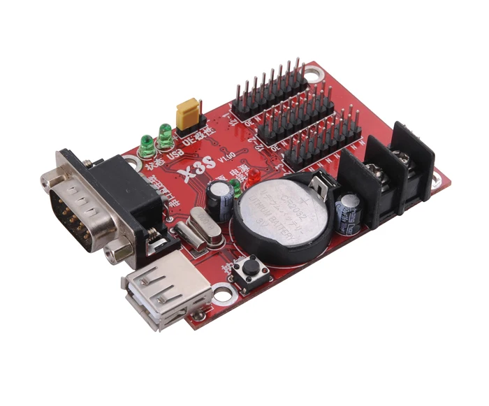 Kaler X3S usb led карта управления 3 шт. T12 серийный вход карты дисплей прокрутка знак