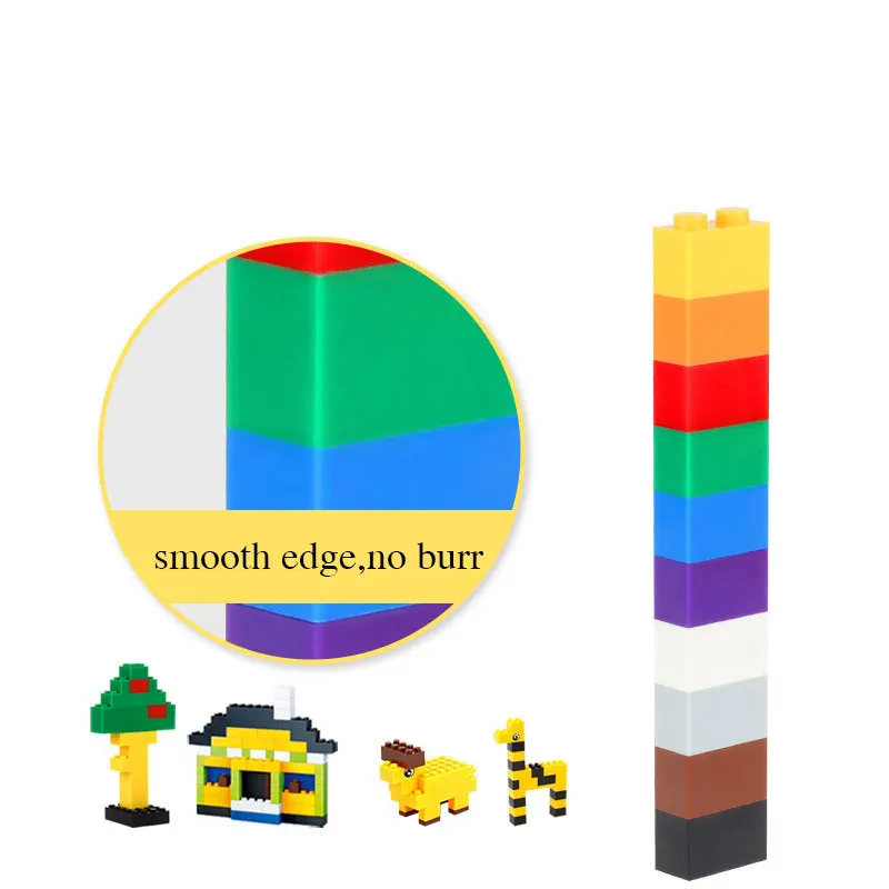 1*2 точки DIY маленькие частицы строительные блоки кубики MOC части собранные