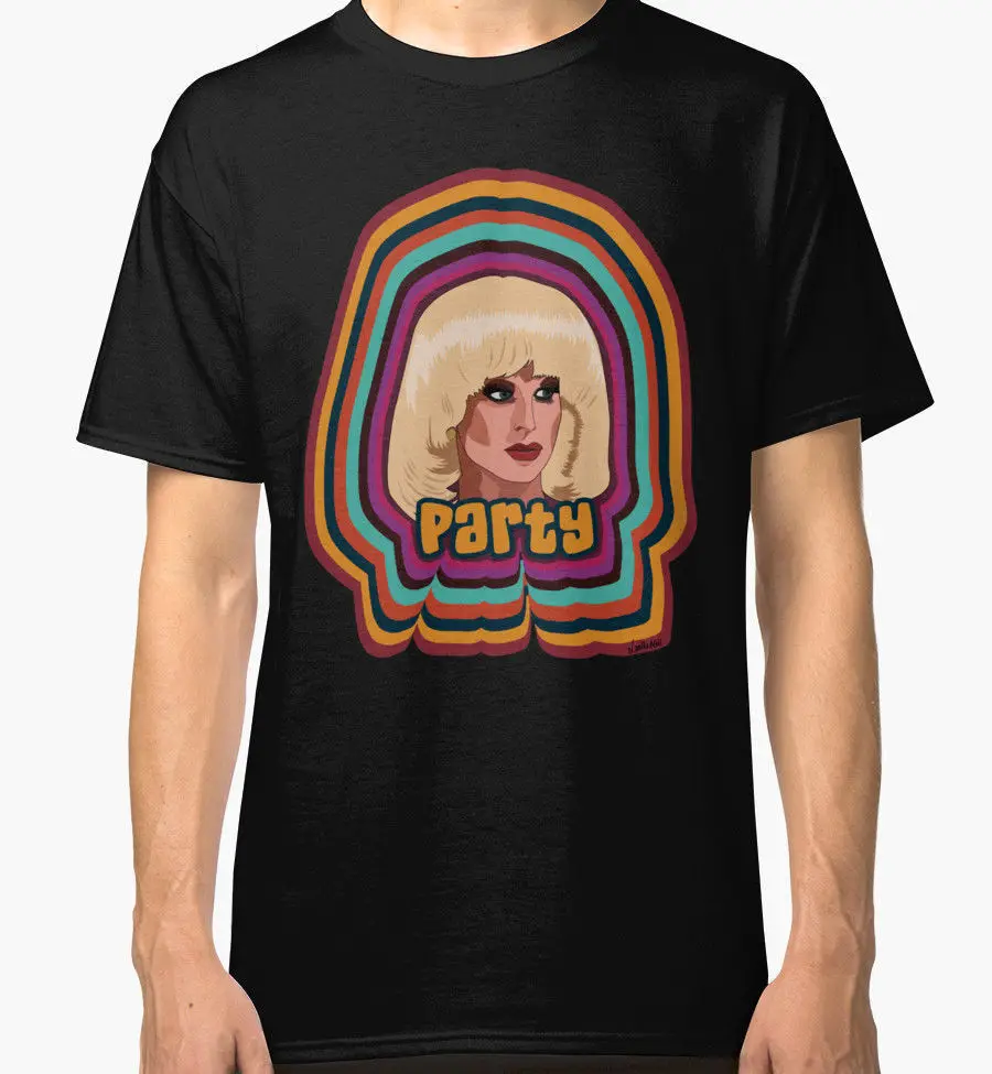 Katya zamolodchikova вечерние новая футболка Для мужчин черный|t-shirt men black|t-shirt menmen t-shirt |