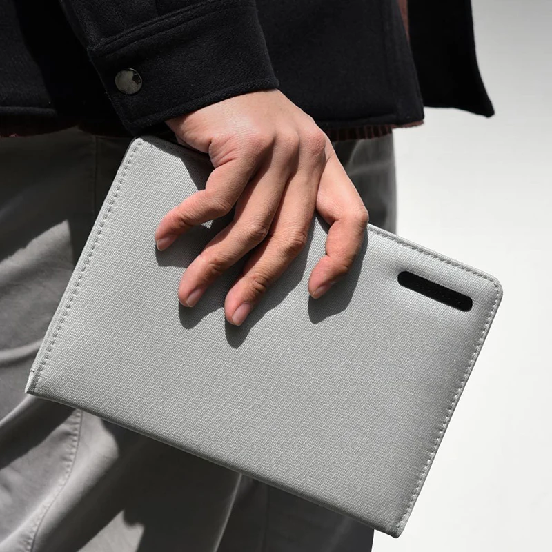 Умный блокнот Xiaomi Mijia Kaco Noble черный из искусственной кожи с отделением для карт