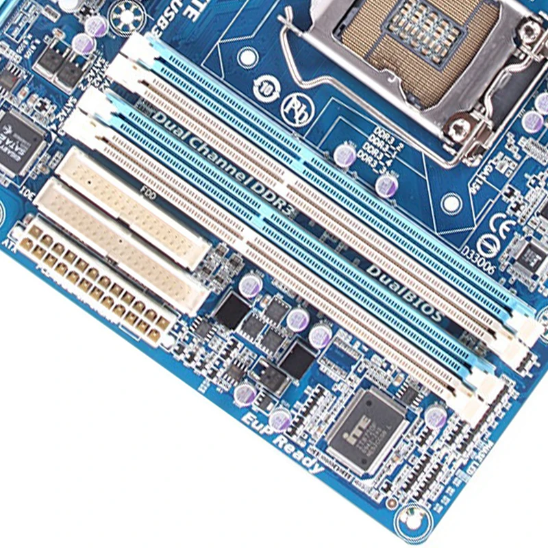 GIGABYTE GA H55M USB3 LGA1156 DDR3 i3 i5 i7 Micro ATX|Материнские платы| |