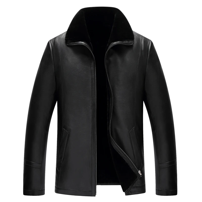 Человек естественный кожаная куртка овец меховая Бесплатная доставка|jacket