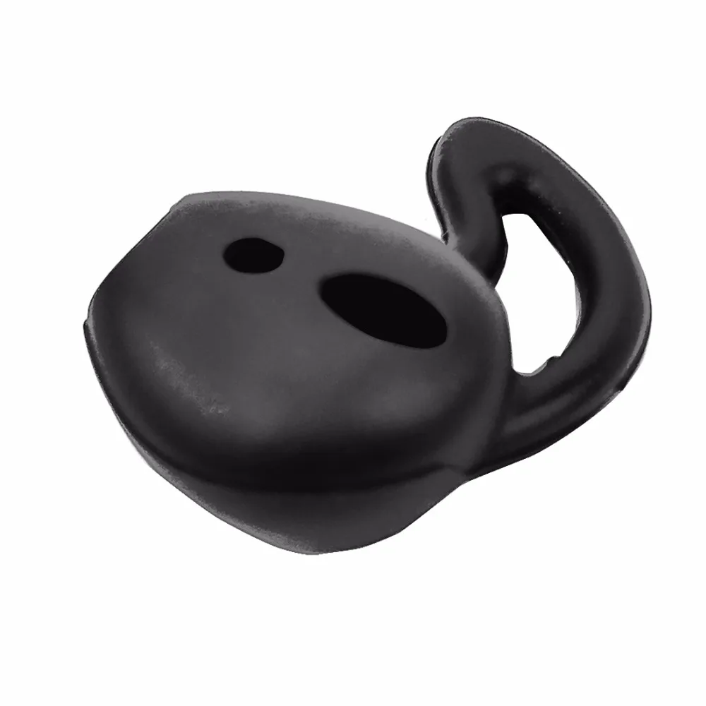 2 шт. Мягкий силиконовый чехол для наушников для Apple AirPods EarPods противоскользящая сменная Крышка для ушей наушники с крючком спортивные аксессуары