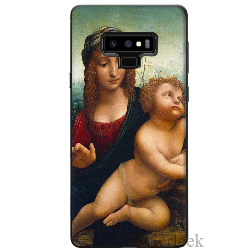 Чехол для телефона Италия Leonardo Da Vinci художественная картина Galaxy A5 A6 Plus 2017 A8 2018 Note 8