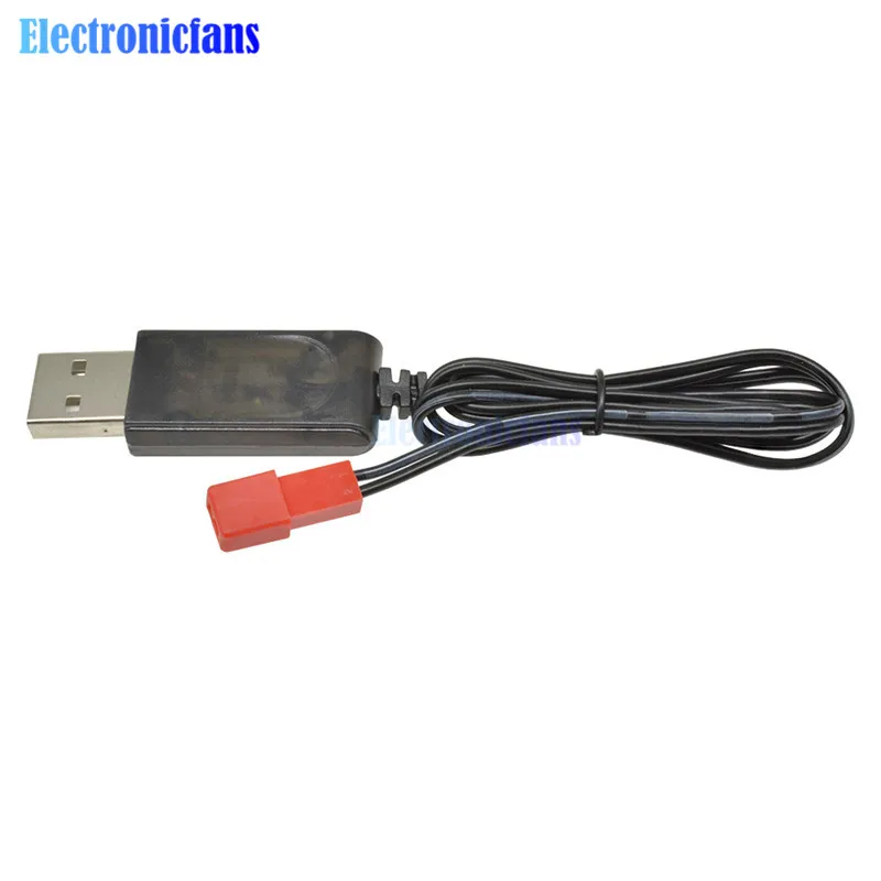 3 7 В 500мА выход 1S Lipo литиевая батарея USB кабель зарядное устройство красная