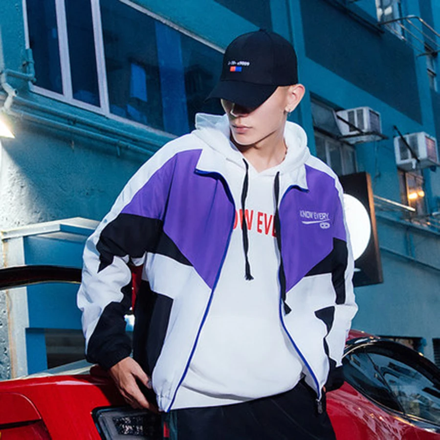 Summer Autumn Jacket Men Baseball Plus Size Spring Japanese Streetwear Bomber Hip Hop Coat Mens Korean Clothes 2019 New | Мужская одежда