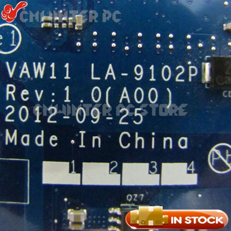 Материнская плата NOKOTION для ноутбука Dell inspiron 17R 5721 материнская CN-04J1FF 04J1FF VAW11 LA-9102P