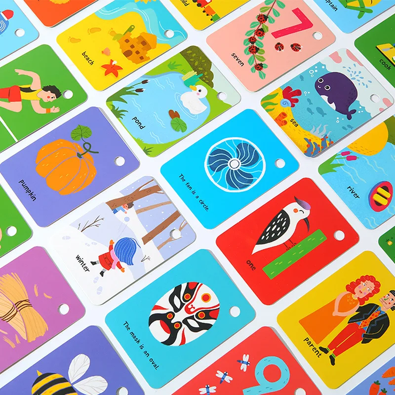 Новая детская флеш карта на английском языке для сезона и фестиваля улицы Ранняя