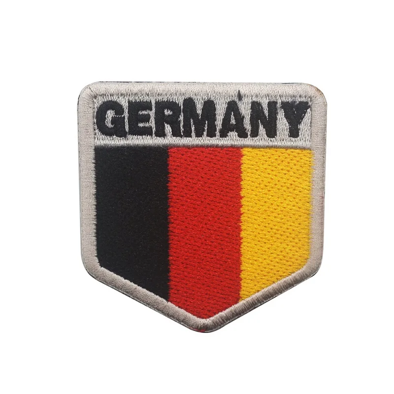 Germany flag Вышивка POLIZEI полицейский Каратель немецкий y Deutschland Орел Немецкий флаг боевой патч тактическая аппликация эмблема значок - Цвет: Germany flag