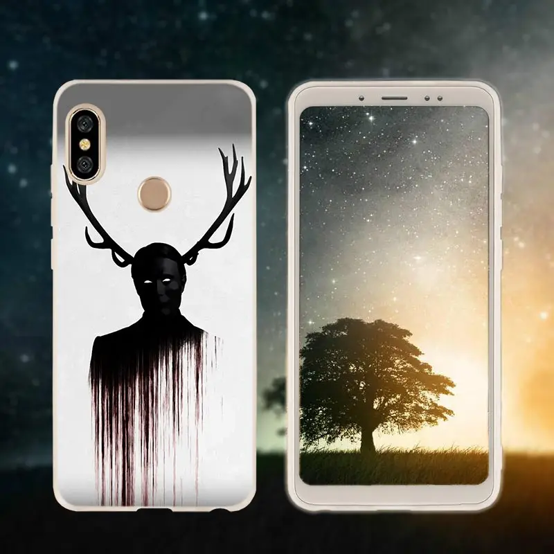 Ганнибал Мягкий чехол крышка для Xiaomi Redmi Примечание 8 iPhone 7 6 plus 5 iPad Pro 8a 7 6pro 6a s2 5a 4a 5 плюс y3 Coque Etui чехол для телефона чехол s - Цвет: Silicone 4